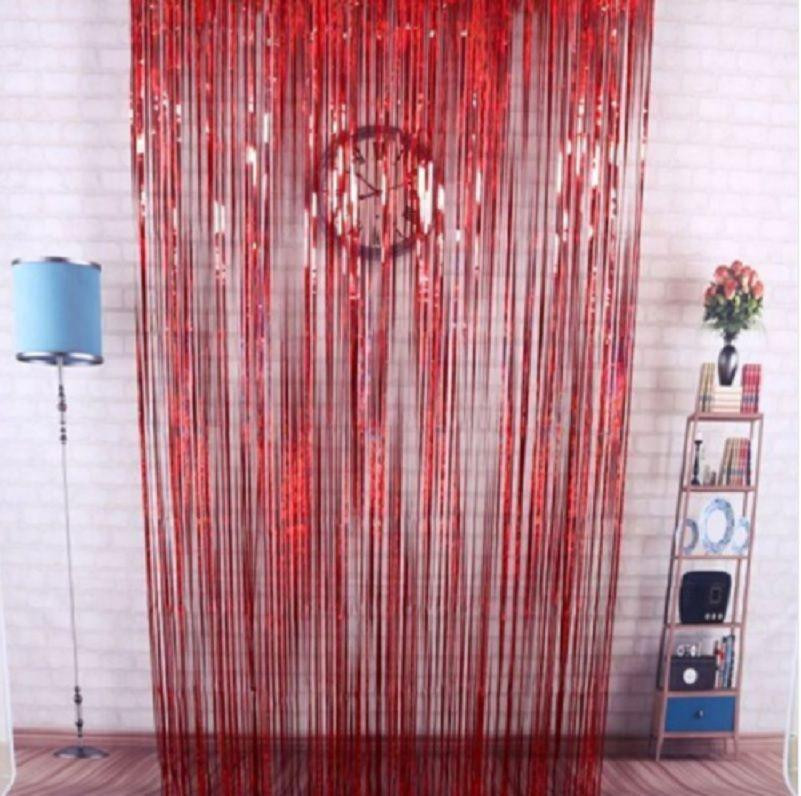 Дождик для фотозоны длинный 4 м на 1 м красный Киев - изображение 5