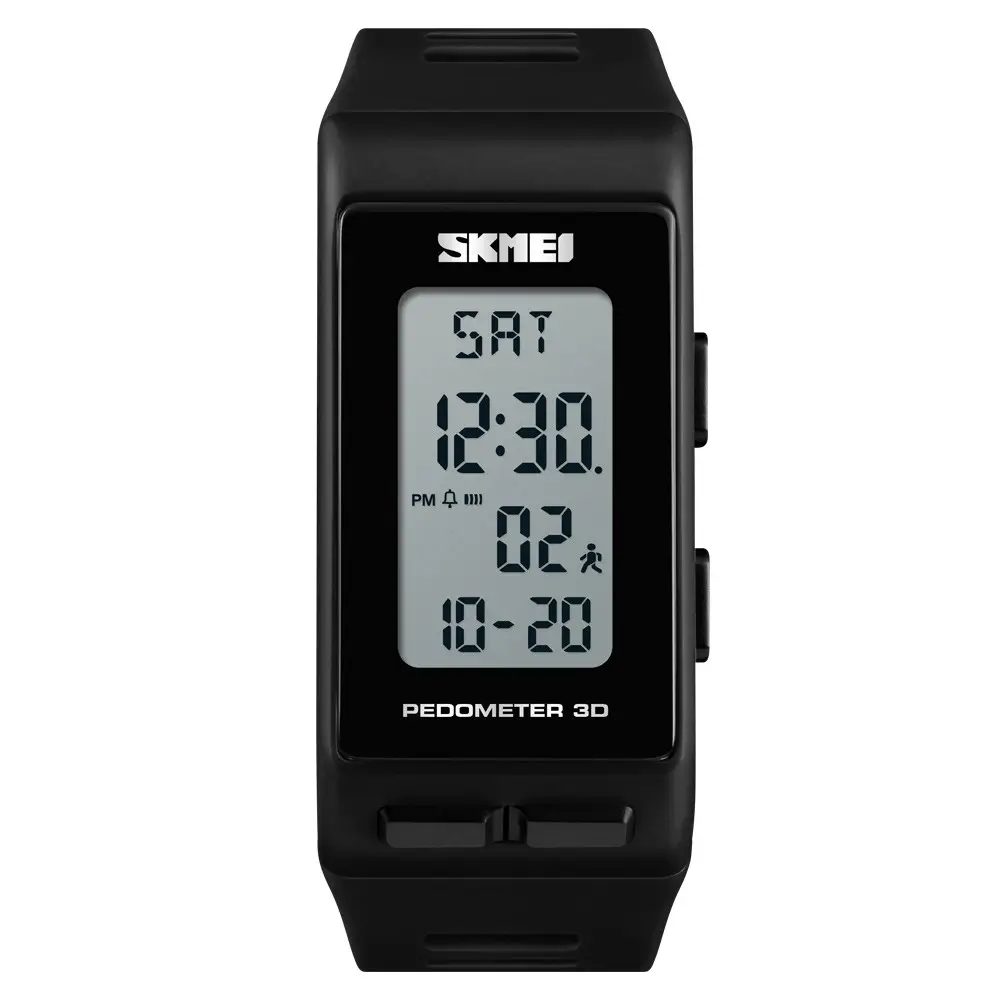 Годинник спортивний Skmei 1363 3D Pedometer Чорний Вінниця - фото 2