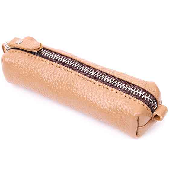 Оригинальная женская кожаная ключница GRANDE PELLE 11639 Бежевый Киев