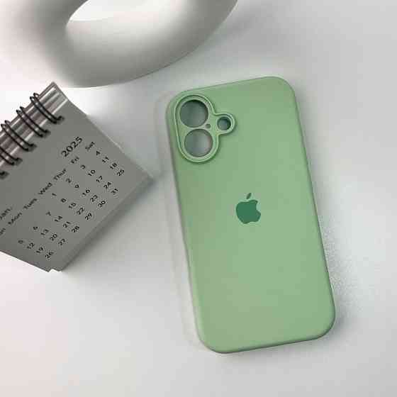 Чохол для смартфона Silicone Full Case AA Camera Protect for Apple iPhone 16 51,Avokado Green Київ
