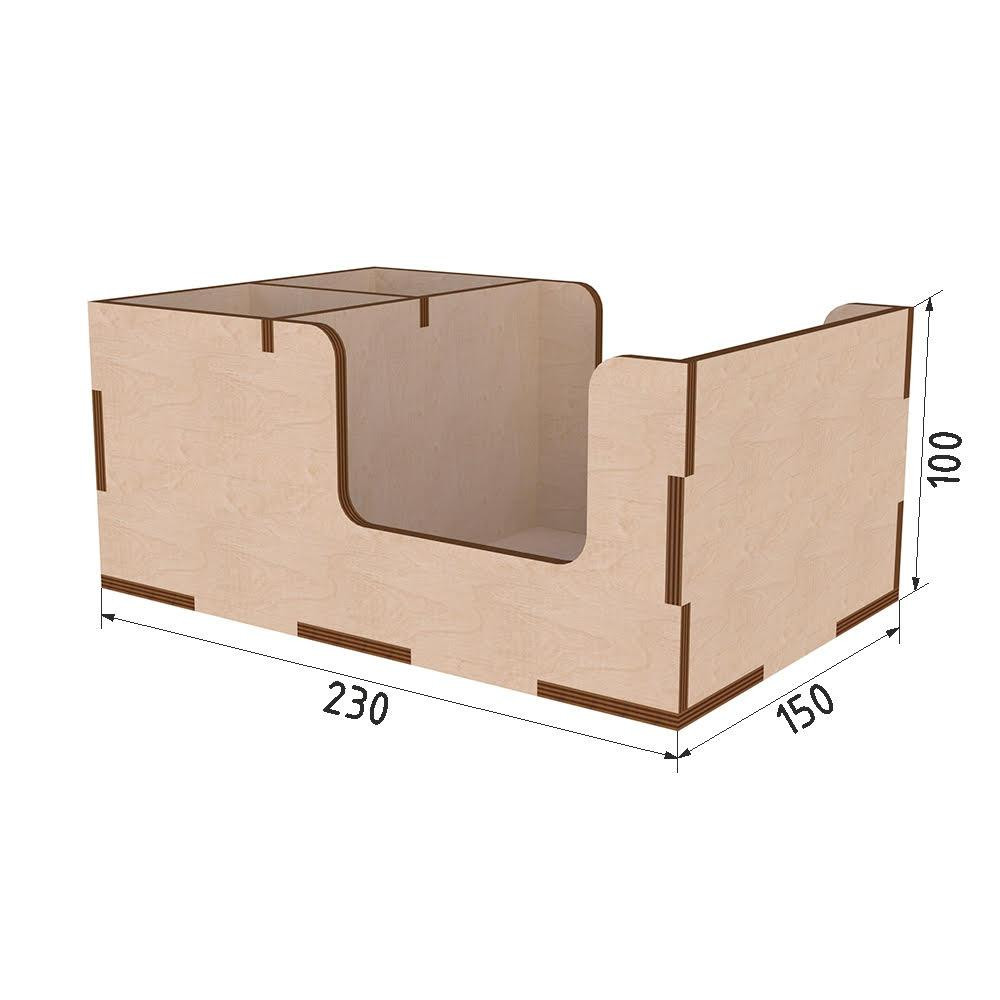 Барний органайзер EKOSTAR дерев'яний 230х150х100 Київ - фото 3