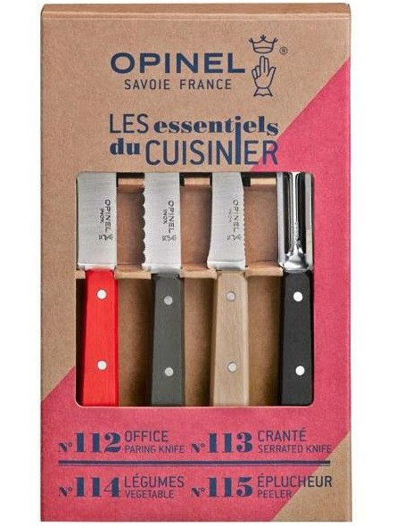 Набор Кухонных Ножей 4 предмета Opinel No.112 - 115 