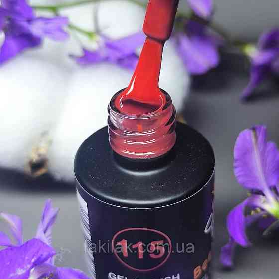 Гель-лак для нігтів Bee Nails 115 (класичний червоний) 8мл Херсон