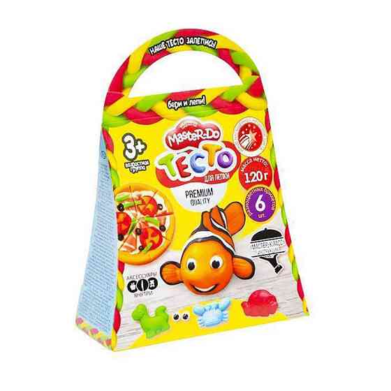 Набір креативної творчості "Master Do" TMD-04-01…06, 6 кольорів тіста Рибка Вінниця