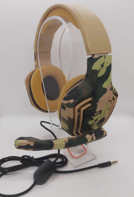 Геймерские проводные наушники Kotion Each G9600 с подсветкой (Камуфляж) Винница - изображение 9