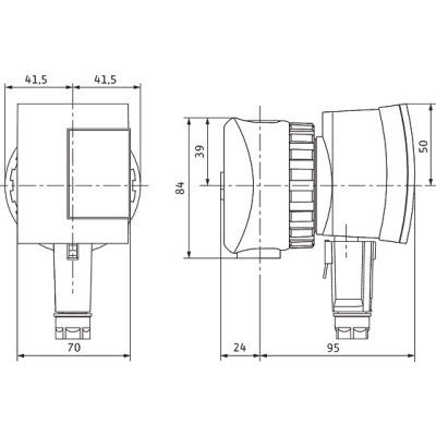 Циркуляційний насос Wilo Star-Z Nova, 1/2", 10 бар, 84 мм, 5 Вт, 230V (4132760) Вінниця - фото 3