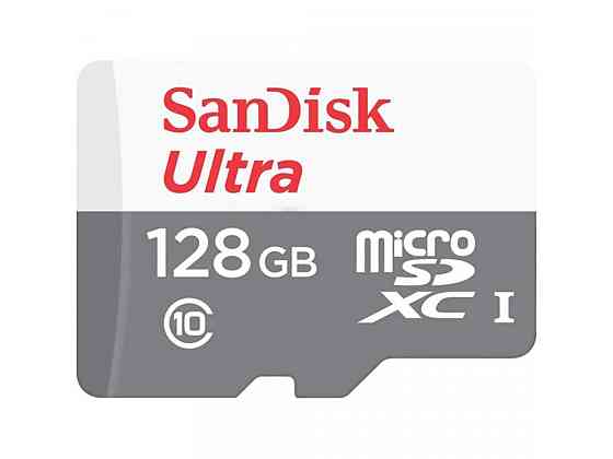 microSDXC (UHS-1) SanDisk Ultra 128Gb class 10 A1 (100Mb/s) (adapter SD) Київ
