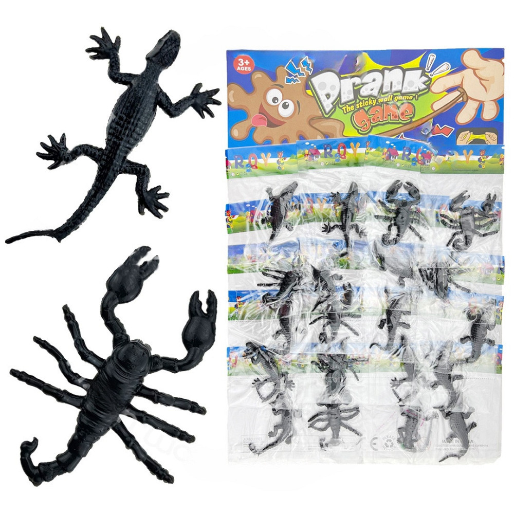 Лізуни липучки іграшки Ящірка та скорпіон уп 20 шт Київ - фото 1