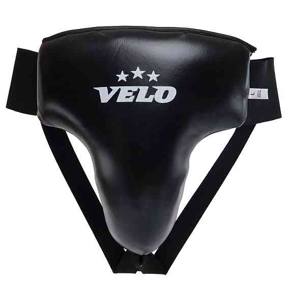 Защита паха мужская с высоким поясом VELO VL-8500 размер S-XL черный Защита для боевых искусств Киев