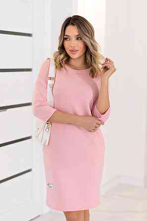 Женское платье оптом Lelitt Батал 54-56, Персиковый Киев