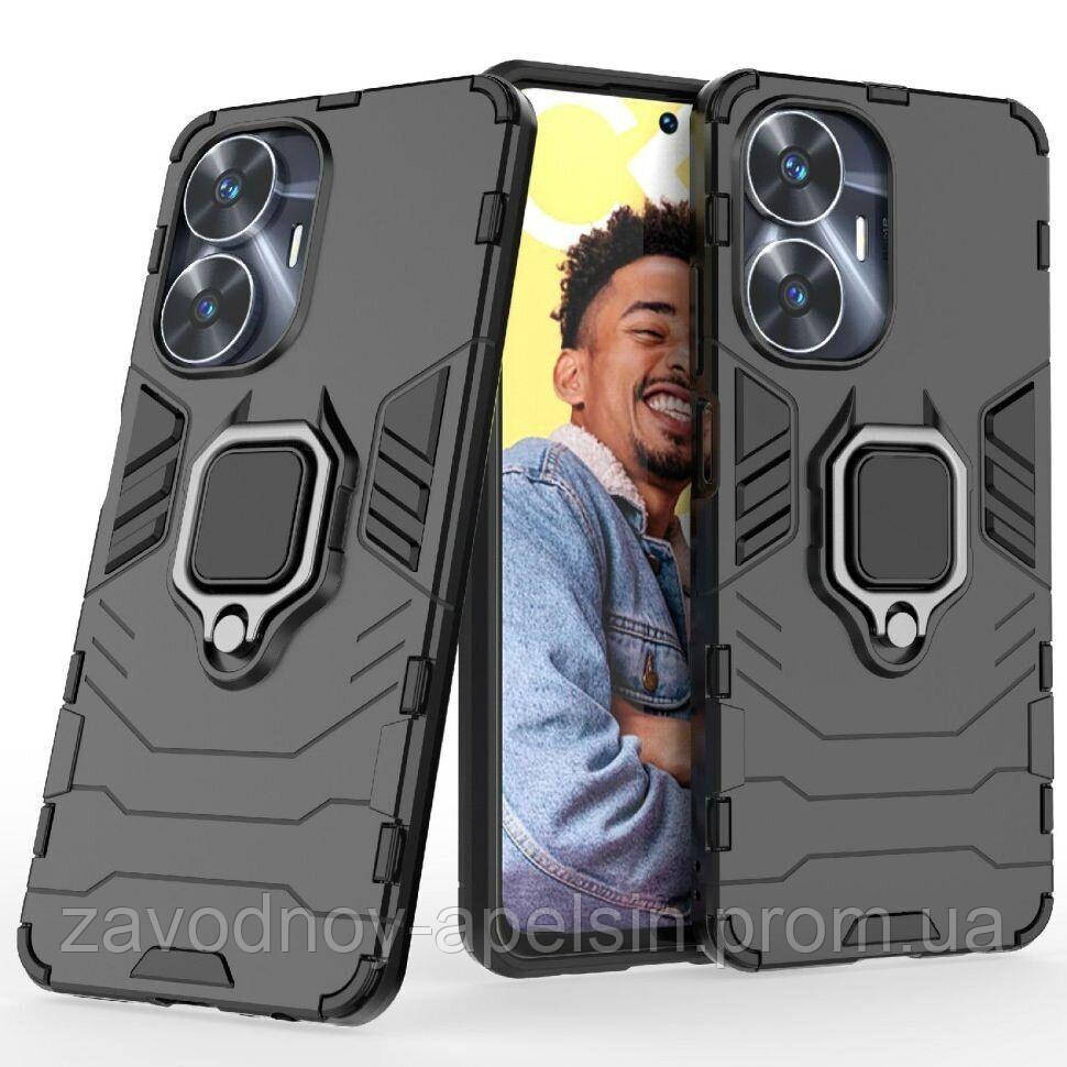 Realme C55 Противоударный чехол Hybrid (кольцо) Одесса - изображение 1