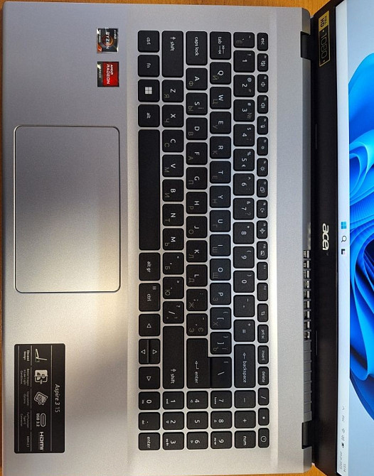 Ноутбук ACER Aspire A315-44P Ryzen 7 5700U DDR4 24Gb. SSD 512Gb. Киев - изображение 5