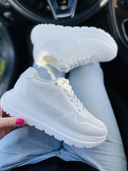 ALEX BENZ Кросівки жіночі ALEX BENZ P10228 ST білі (весна-літо, шкіра натуральна) (5038) Коломыя - изображение 3