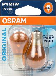 Osram Original 7507 – лампа накаливания PY21W 12V 21W для автомобильных указателей поворота Ковель - изображение 2