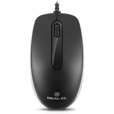 Мишка REAL-EL RM-217 USB Black/Gray (EL123200038) Вінниця - фото 9