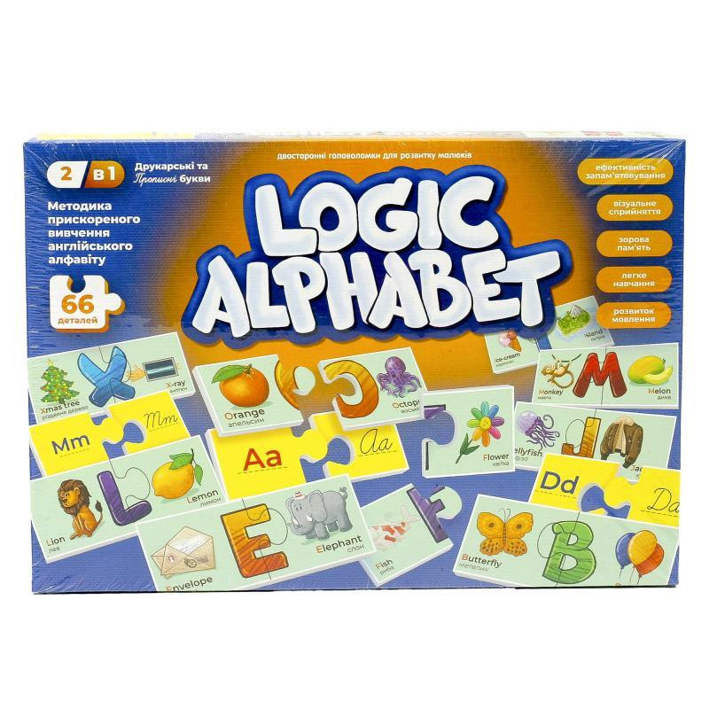 Пазли-асоціації, що розвивають "Logic Alphabet" англ/укр (12), шт Київ - фото 1