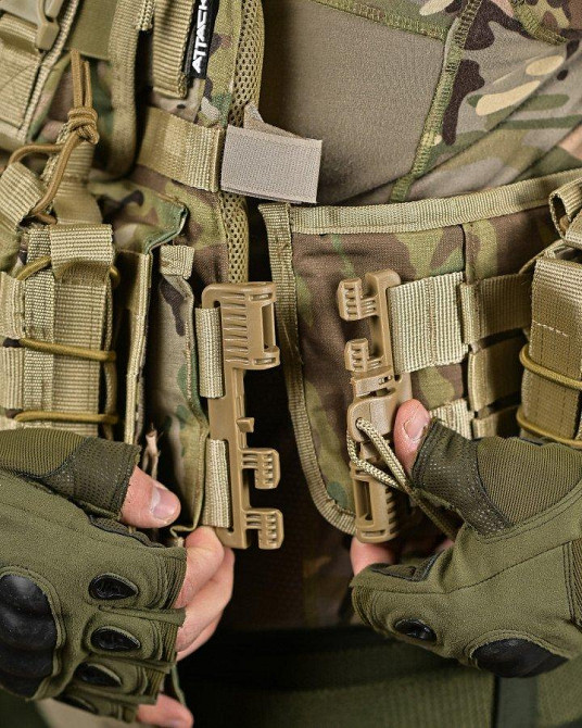 Якісна плитоноска Attack STATIX мультикам ДЛ6477 Одеса - фото 9