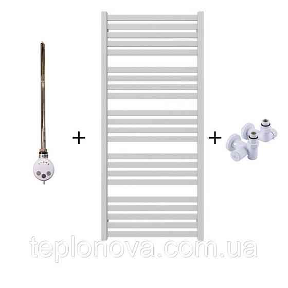 Комбинированный Полотенцесушитель Плоский Белый 1210х500 Terma Marta 1210 Черновцы