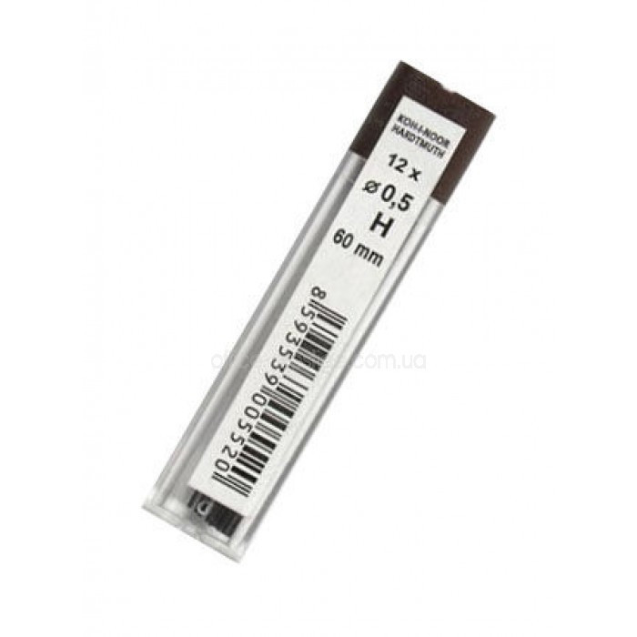 Грифелі до олівців механічних "Koh-i-noor"  0.5mm 4152.H, шт Київ - фото 1