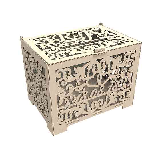 Сундук для конвертов, Свадебная казна 288х208х227мм Киев