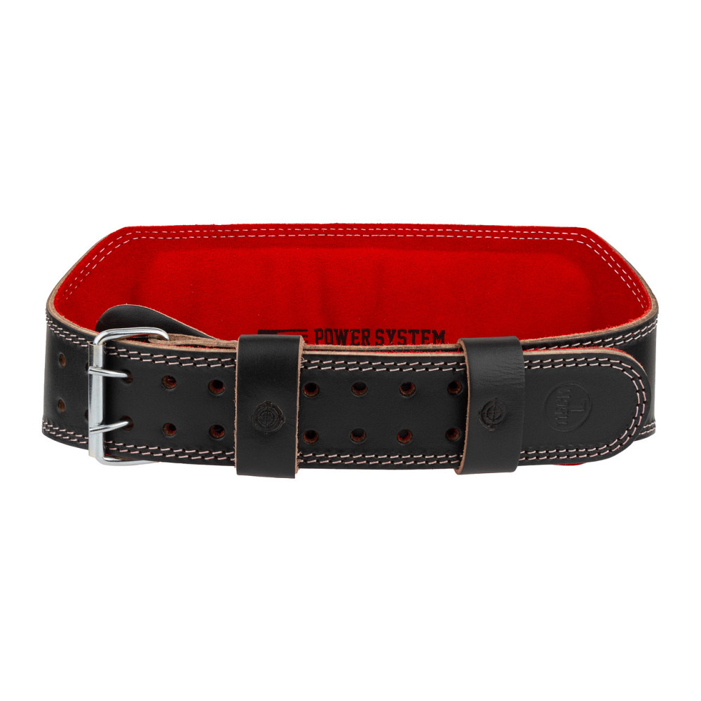 Пояс для важкої атлетики Power System PS-3030 Elite Edition шкіряний Black M Киев - изображение 3
