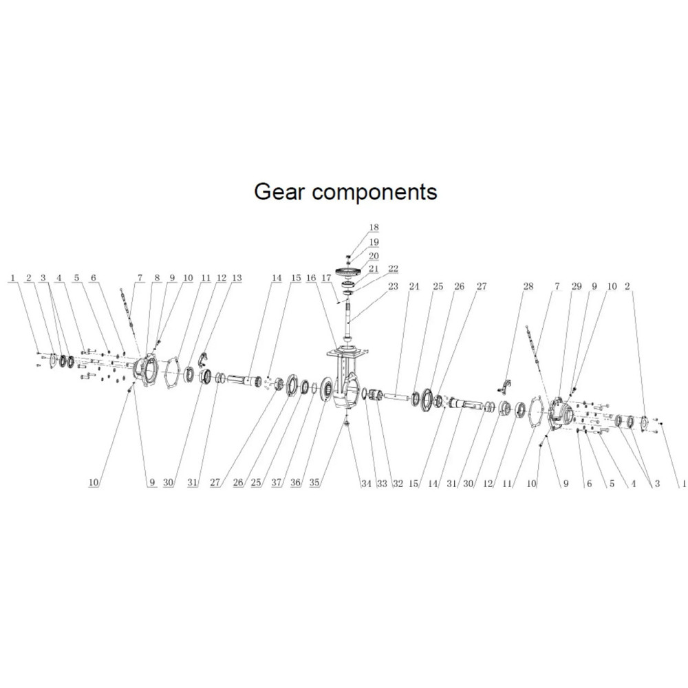 Редуктор з диференціалами для мотоблока (ДИФФ нога) Харків - фото 10