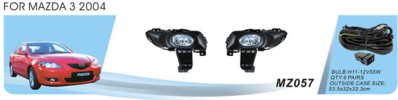 Фары противотуманные Mazda-3 2004/MZ-057/эл.проводка Винница