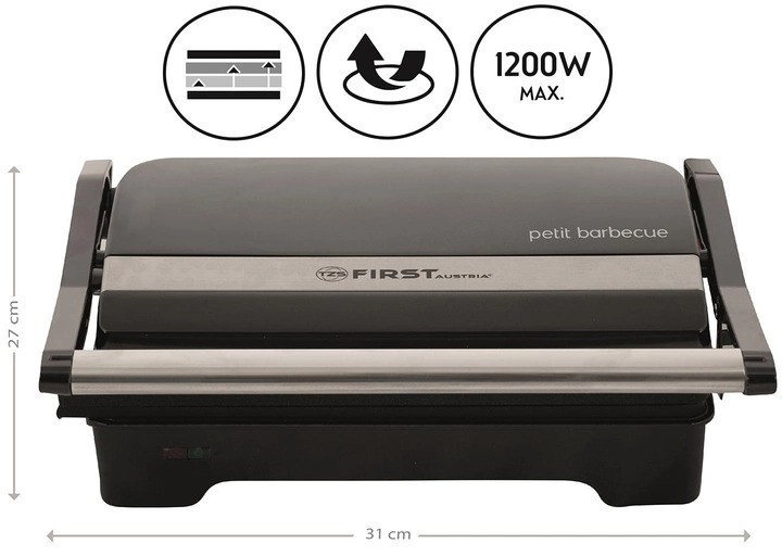 Гриль First FA-5343-3 чорний, сріблястий Харьков - изображение 4