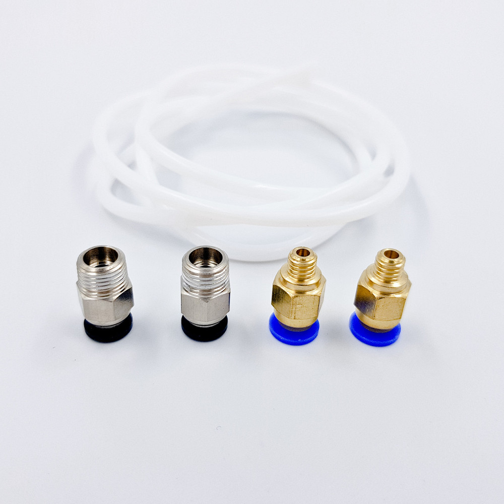 Тефлонова трубка Aokin для 3д принтера для нитки 1,75 мм + 2 фіттинга PC4-M6 + 2 фіттинга PC4-M10 Київ - фото 8