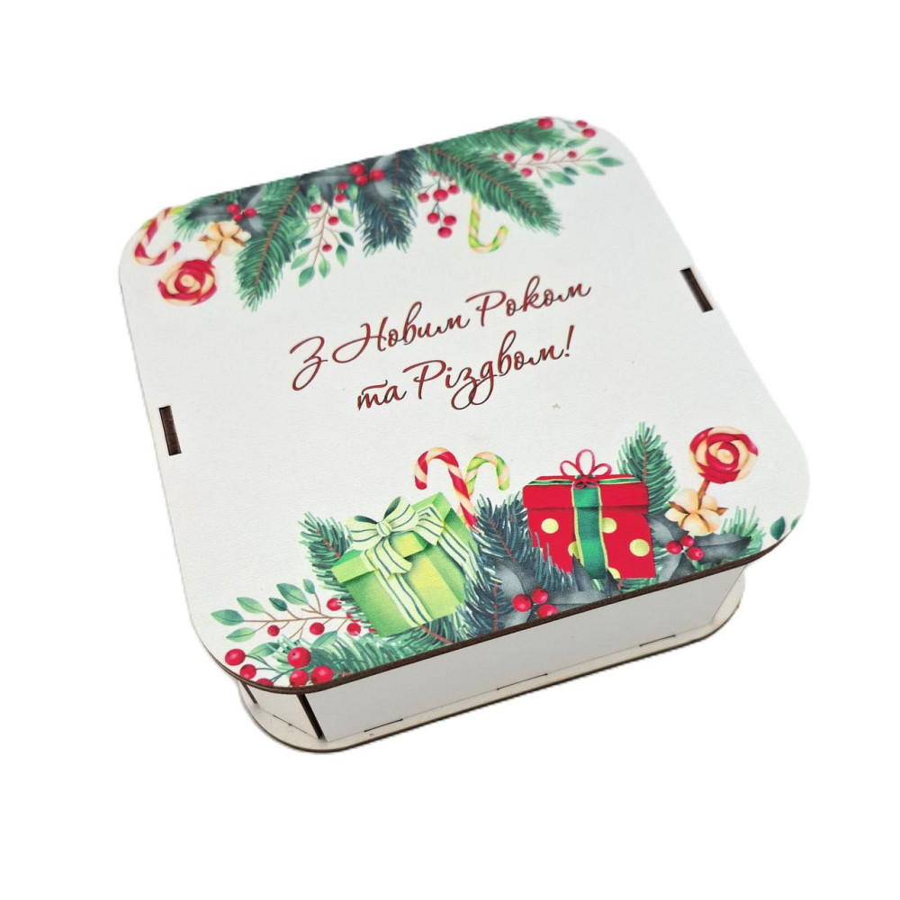 Новорічний набір горіхів у святковому пакуванні на Новий Рік для дівчини, жінці, колегам, вчителю, сестрі, подрузі, мамі, чоловіку Одеса - фото 2