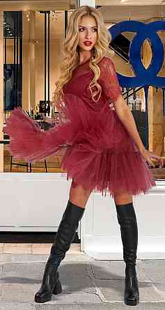 Красивое кружевное платье-двойка (46) Киев