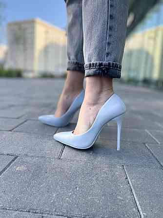Comer Туфлі жіночі COMER блакитні екошкіра каблук 11 см 36р.-23.5см. (AH-4 4961) Коломия