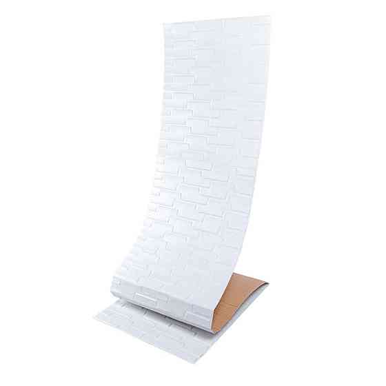 Самоклеющаяся 3D панель 19600х700х5мм Белая Кладка SW-00001335 Днепр
