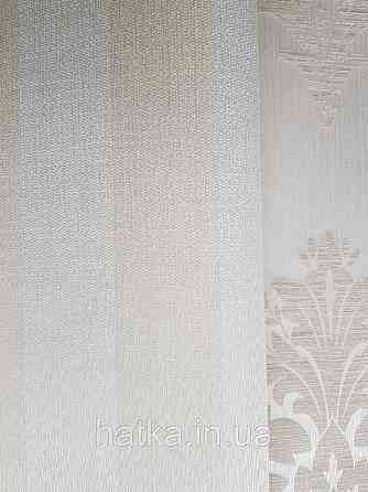 Текстильні шпалери на флізеліновій основі Da capo RaschTextil 085630 смуги широкі бежеві пісочний Київ