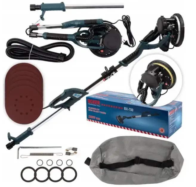 Шліфмашина для стелі та стін BOXER BX-700 – потужність 2200 Вт Львів - фото 8