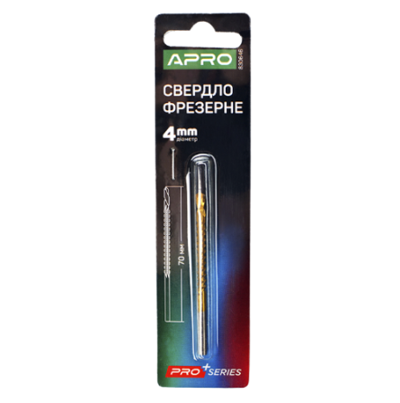 Свердло фрезерне d4мм APRO Житомир