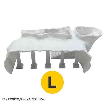 Грот для аквариума с колоннами декоративная пещера укрытие для рыб аквариумный декор Киев