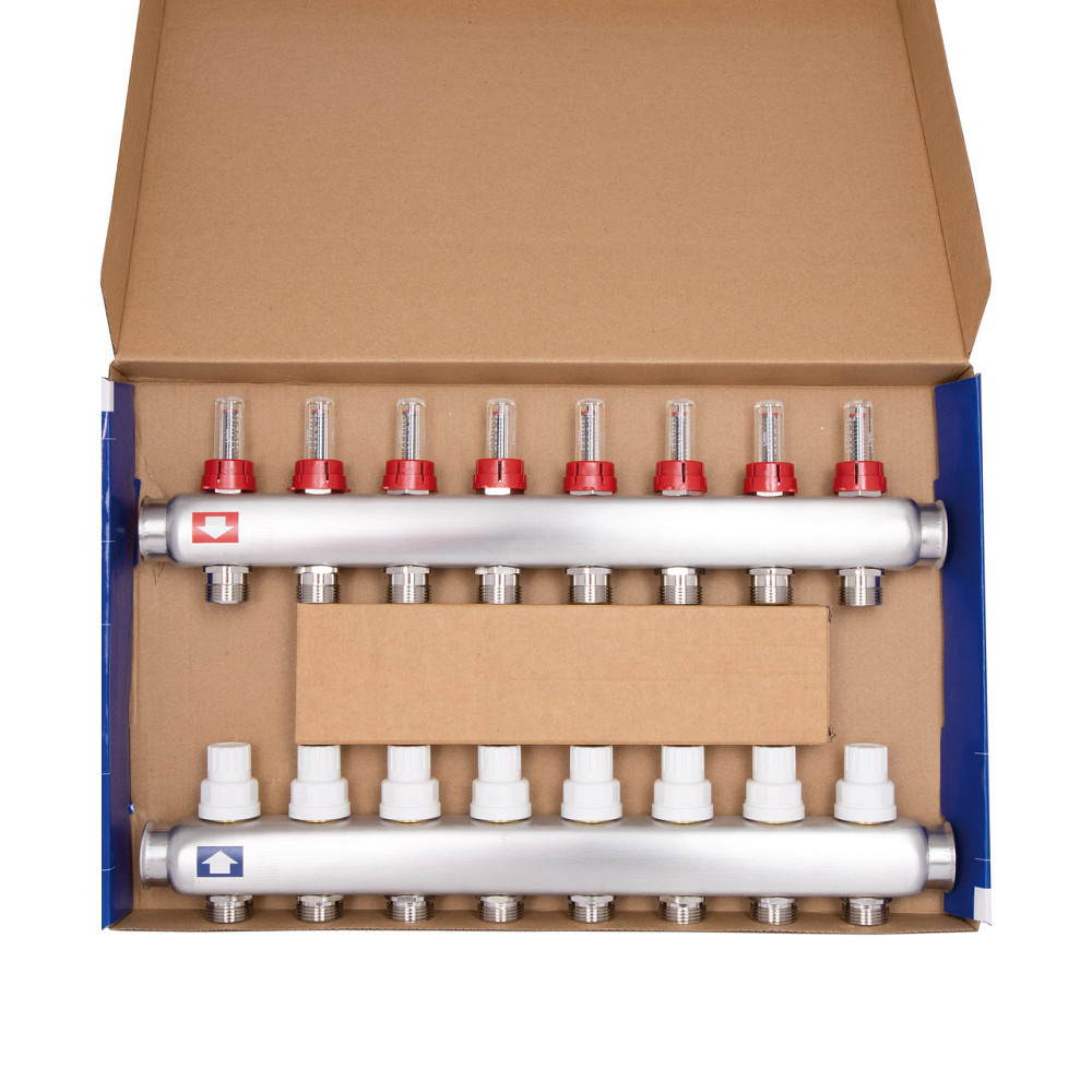 Колектор із витратомірами Thermo Alliance Standart 1" 8 виходів SD0048 Київ - фото 7