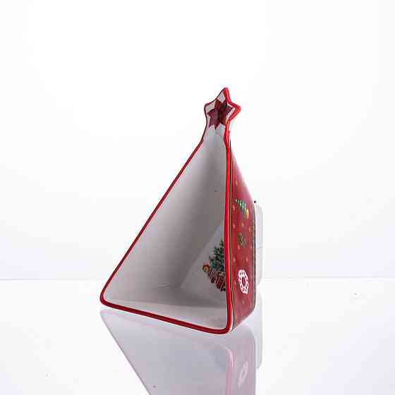 Піала новорічна з порцеляни у формі ялинки на Різдво 15×12×4 (см) HP-SDHK-15 Коломыя