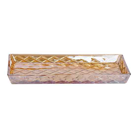 Скляне блюдо для закусок квадратне 27,5x13,5 см Київ