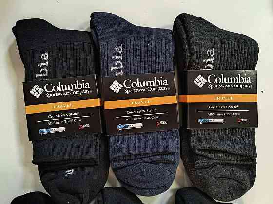 Якісні теплі шкарпетки Columbia 6 шт., набір зимових шкарпеток, комплект чоловічі теплі шкарпетки 6 шт. Розмір 41-45 Київ
