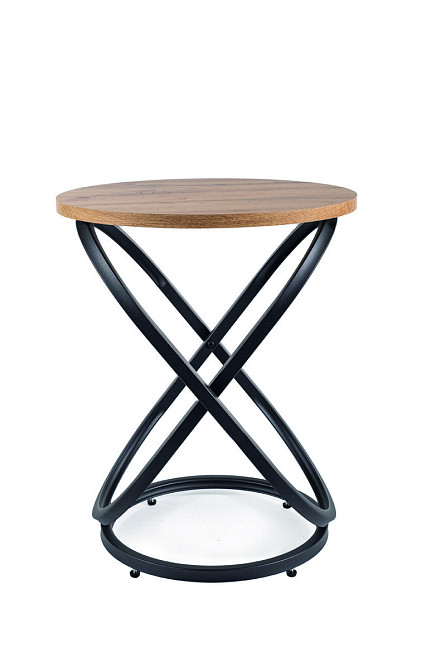 Журнальний столик EOS E дуб артизан/чорний д.45 Київ - фото 4