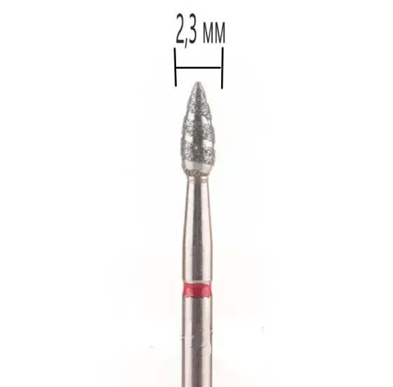 Насадка с бриллиантовым напылением ТОРНАДО ПОЧКА-ПУЛЯ КРАСНАЯ. Киев