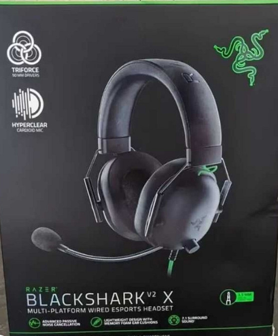 Новые! Razer BlackShark V2 X Black – игровые наушники с 7.1 звуком. Харьков - изображение 7