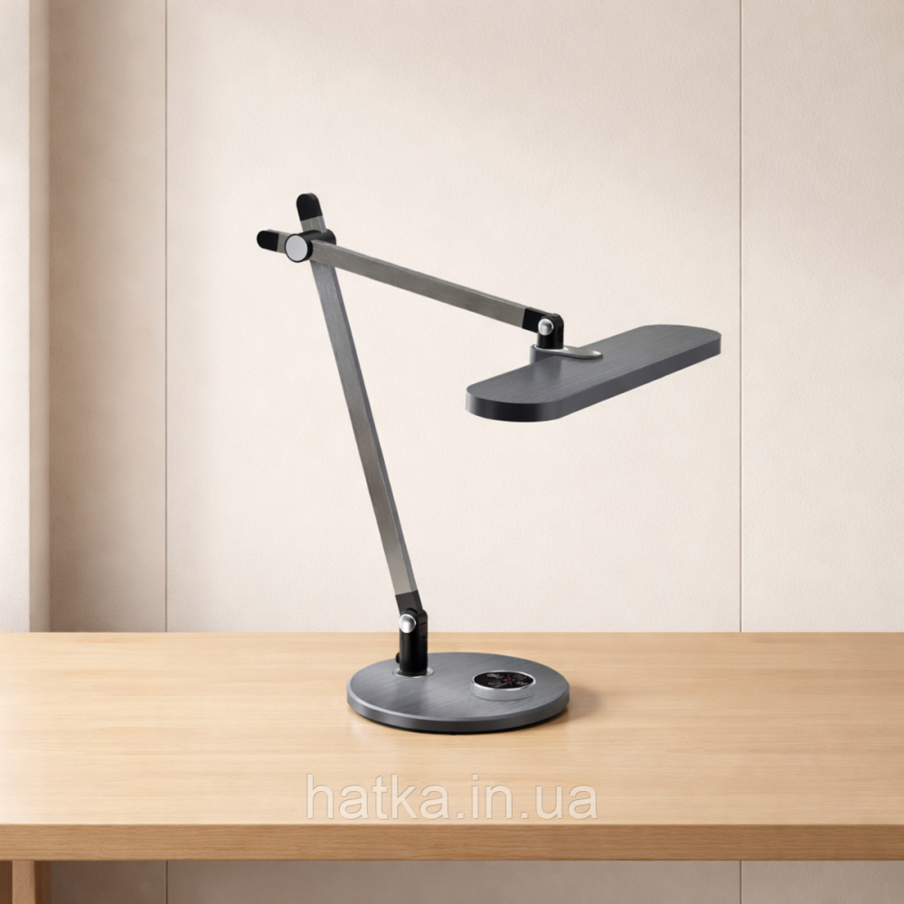 Лампа настільна світлодіодна гнучка Sirius BL-1892 темний сірий Київ - фото 3