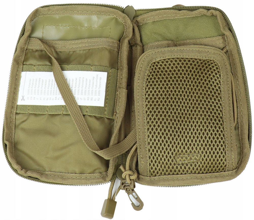 Універсальний Органайзер із системою Molle + панель Mil-Tec "Belt Office" (13489005) Coyote Нововолинськ - фото 3