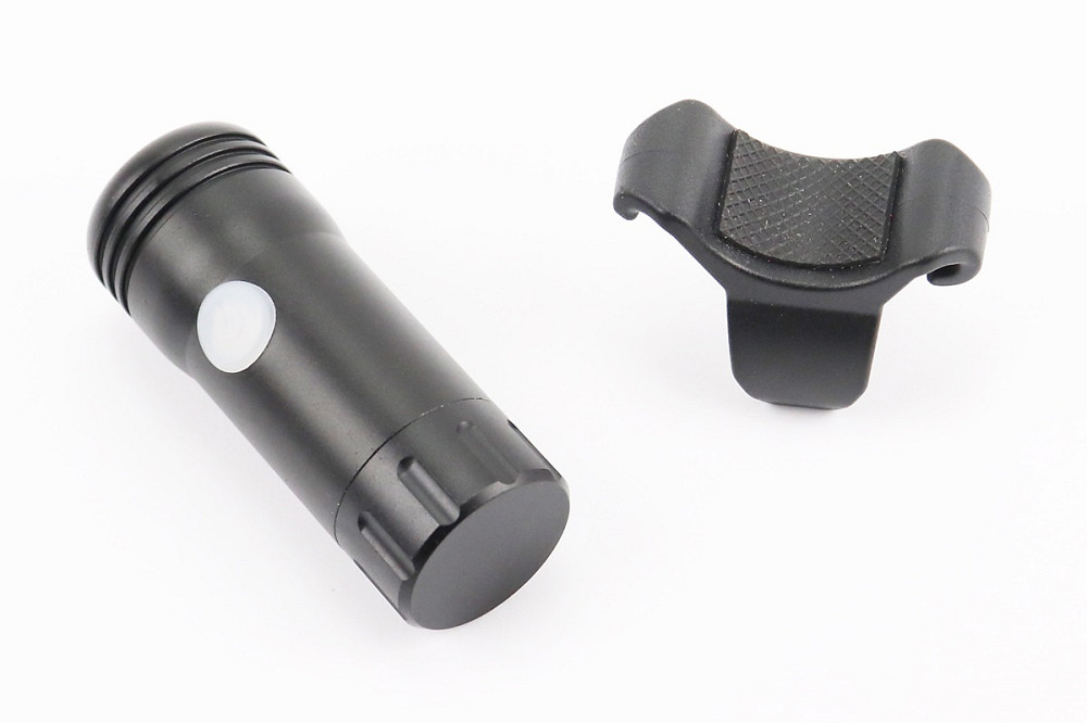 Ліхтар передній 1 діод 150 lumen алюмінієвий, Li-ion 3.7V 600mAh зарядка від USB, вологозахисний, чорний JY-7012F-C Киев - изображение 2