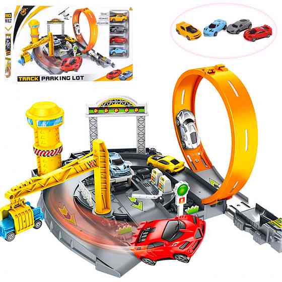Ігровий набір трек з машинками P872-A з мертвою петлею Вінниця