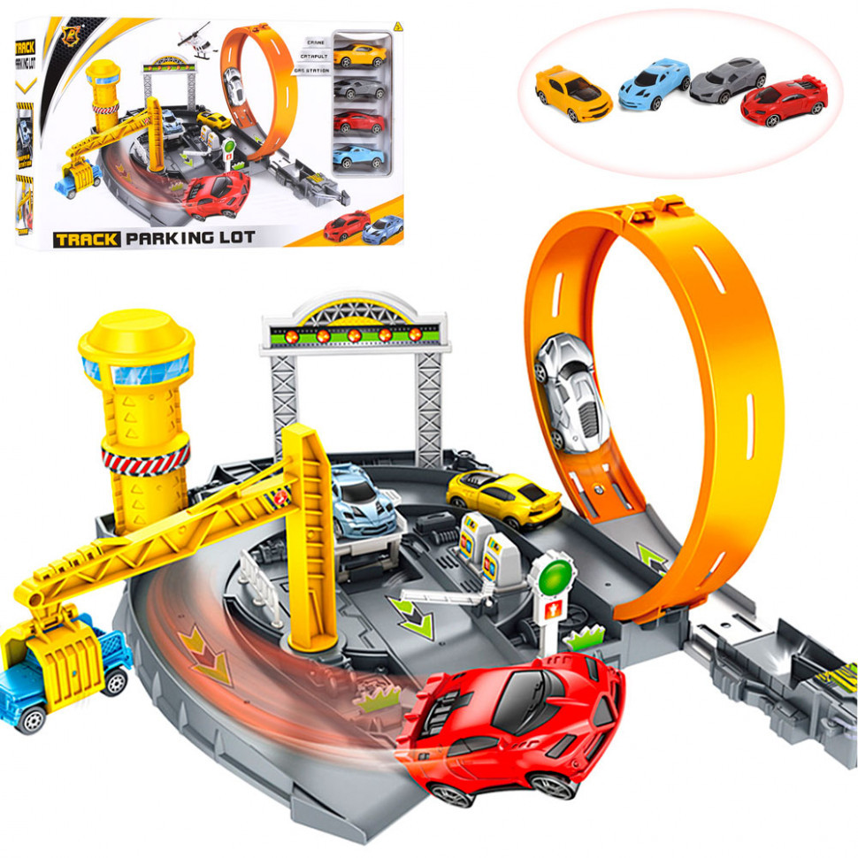 Игровой набор трек с машинками P872-A с мертвой петлей Винница - изображение 1