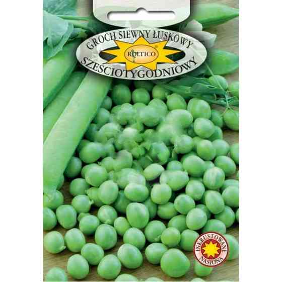 Семена Горох Чудо Шестинедельный ранний F1 (вес упаковки 40 г), ROLTICO POLAND Винница